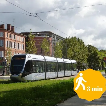 Appartement Le Violine/en Ville/metro/tramway Toulouse